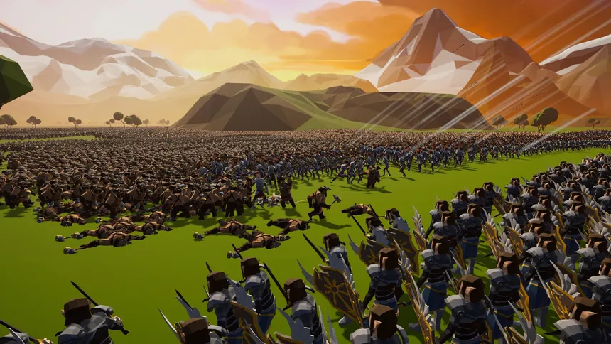 Скриншот 1 к игре Polygon Fantasy Battle Simulator