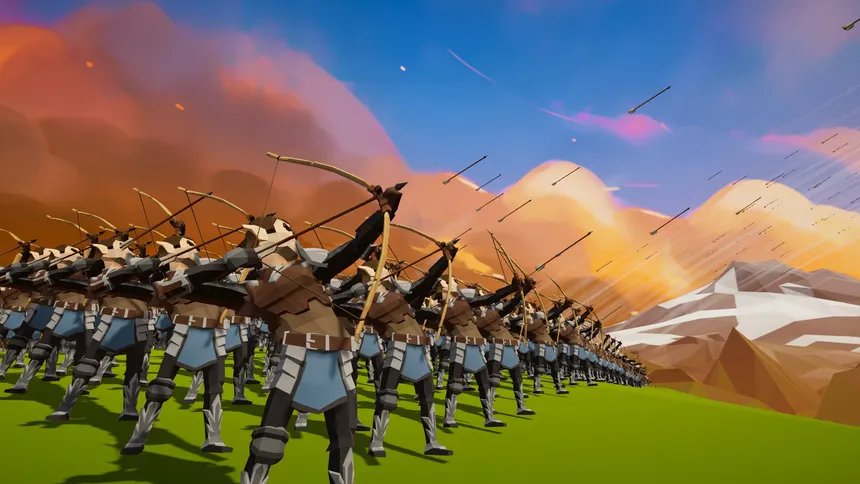 Скриншот 3 к игре Polygon Fantasy Battle Simulator