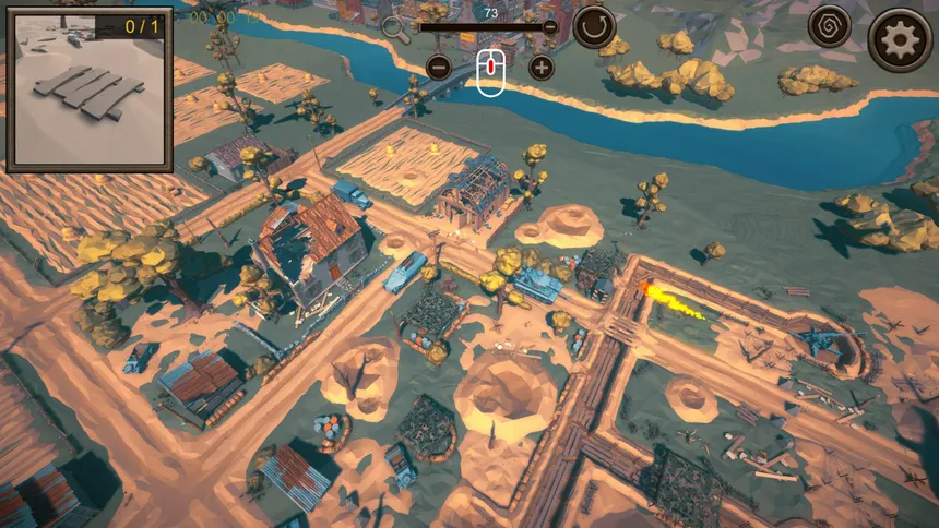 Скриншот 1 к игре Hidden World War II Top-Down 3D