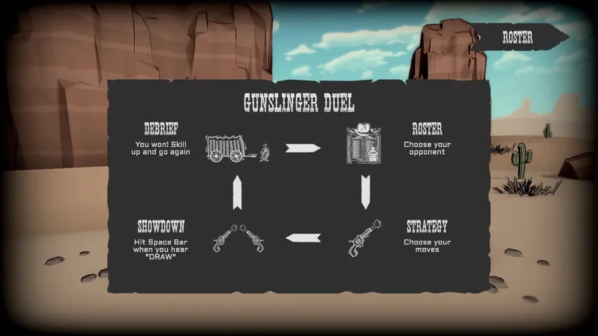 Скриншот 2 к игре Gunslinger Duel