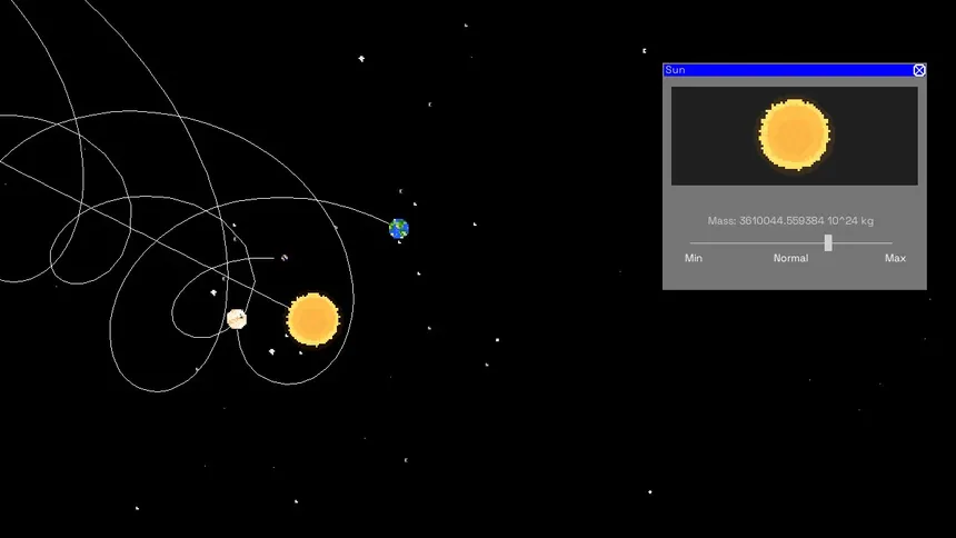 Скриншот 1 к игре Orbit Simulator