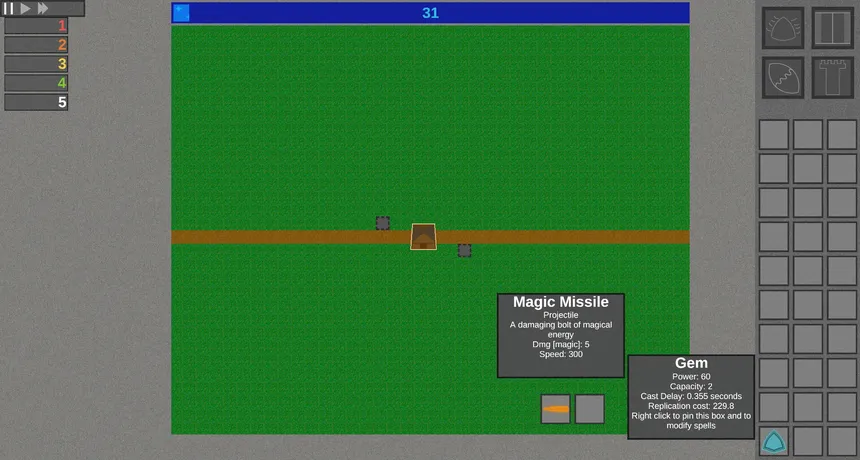 Скриншот 1 к игре Spell Slingin' Tower Defense