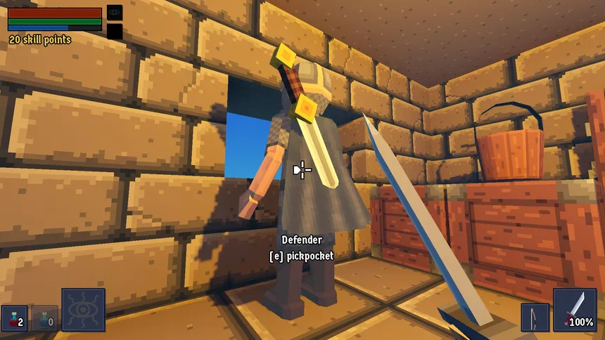 Скриншот 4 к игре The Adventures of Sir Kicksalot