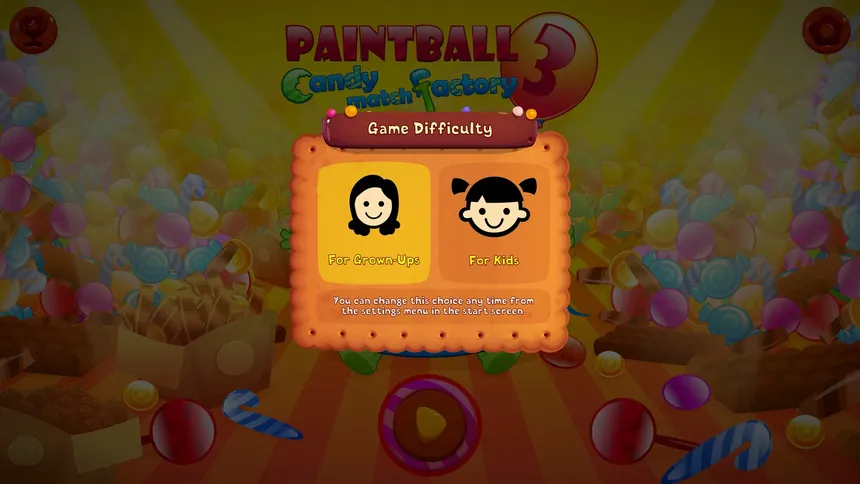 Скриншот 2 к игре Paintball 3 - Candy Match Factory