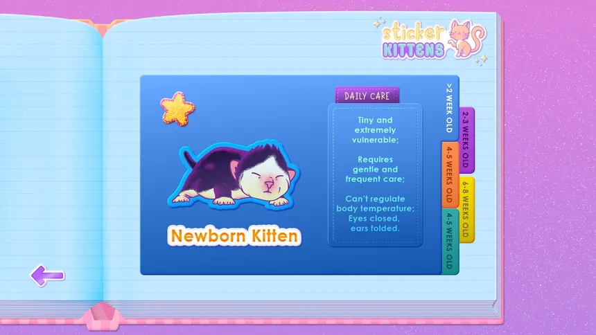 Скриншот 6 к игре Sticker Kittens