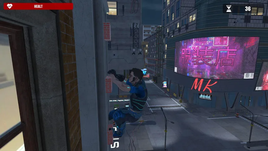 Скриншот 1 к игре Neon City Climbing Simulator
