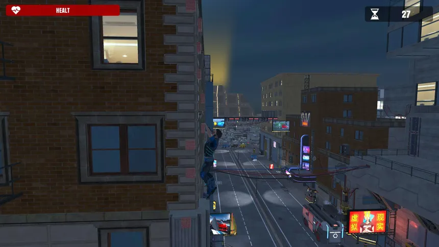 Скриншот 2 к игре Neon City Climbing Simulator