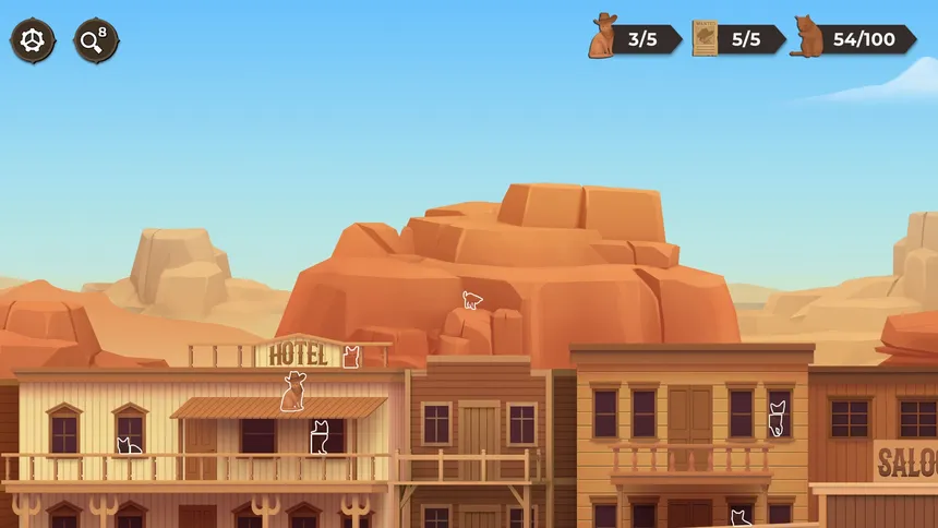 Скриншот 2 к игре Cat Search In The Wild West