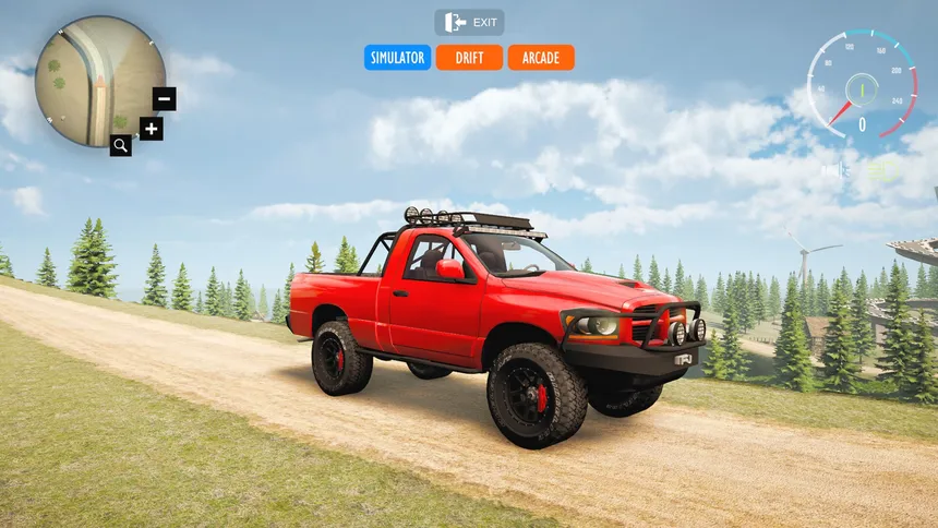 Скриншот 3 к игре Forest Offroad Driving Simulator