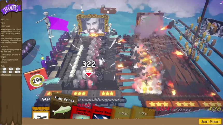 Скриншот 6 к игре Sea Raiders : Stream Chat Games