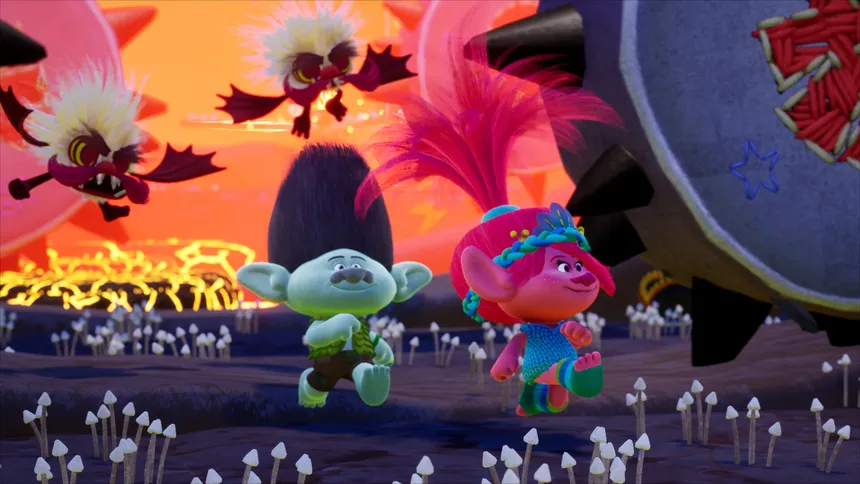 Скриншот 1 к игре DreamWorks Trolls Remix Rescue