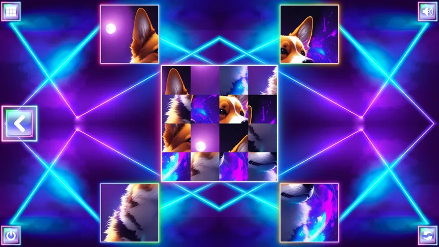 Скриншот 3 к игре Neon Fantasy: Dogs
