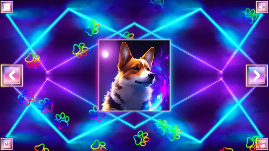 Скриншот 4 к игре Neon Fantasy: Dogs