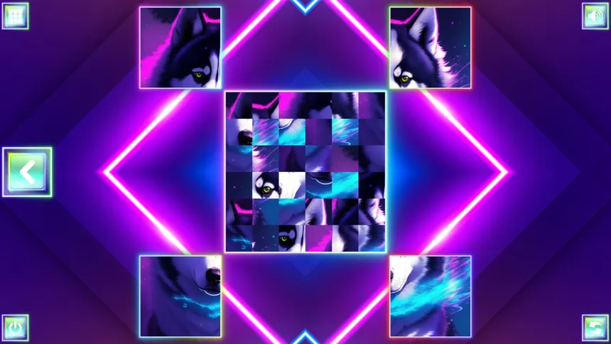 Скриншот 7 к игре Neon Fantasy: Dogs
