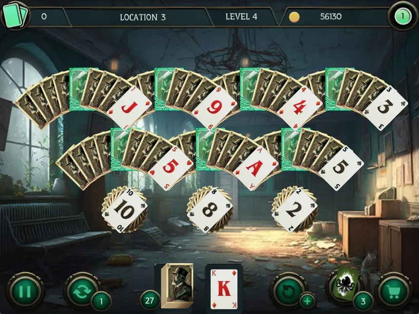 Скриншот 1 к игре Mystery Solitaire. Cthulhu Mythos 3