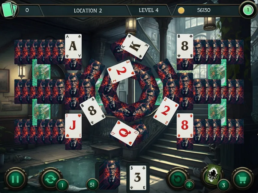 Скриншот 4 к игре Mystery Solitaire. Cthulhu Mythos 3