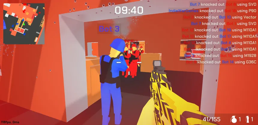 Скриншот 1 к игре Retro Combat