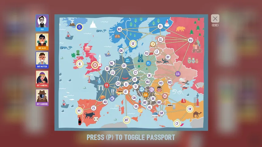 Скриншот 3 к игре Travelin' - Across Europe
