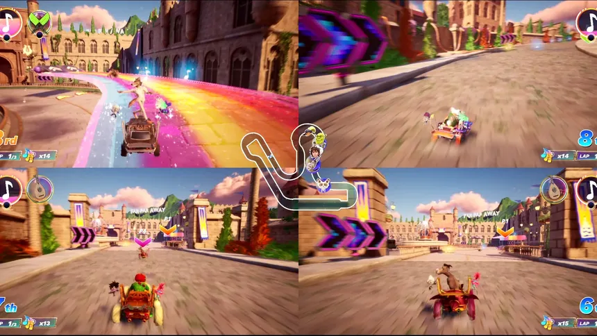 Скриншот 2 к игре DreamWorks All-Star Kart Racing