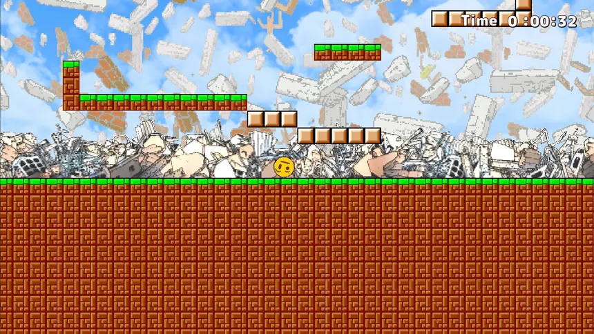 Скриншот 1 к игре Emoji Face Jump!