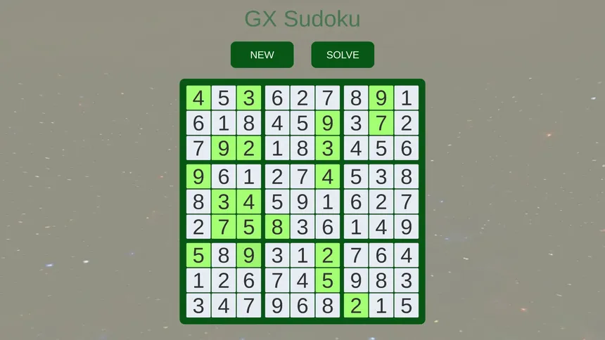 Скриншот 4 к игре GX  Sudoku