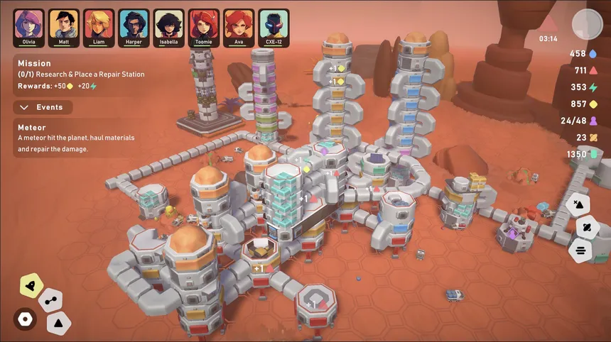 Скриншот 3 к игре Stellar Settlers: Space Base Builder