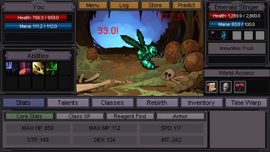 Скриншот 1 к игре Cycle Idle RPG