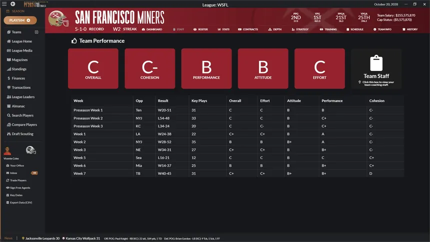 Скриншот 3 к игре Draft Day Sports: Pro Football 2024