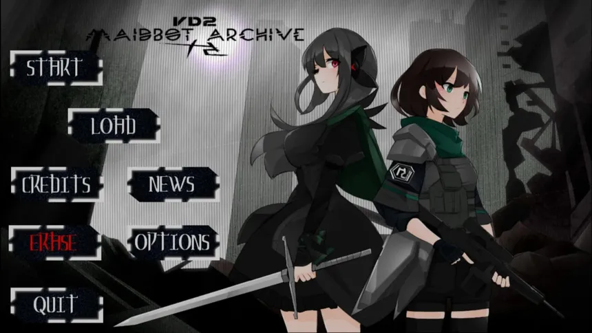 Скриншот 1 к игре Vindictive Drive 2: Maidbot Archive (Prototype)