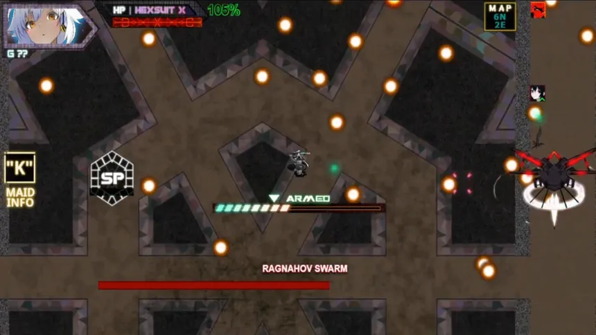 Скриншот 2 к игре Vindictive Drive 2: Maidbot Archive (Prototype)