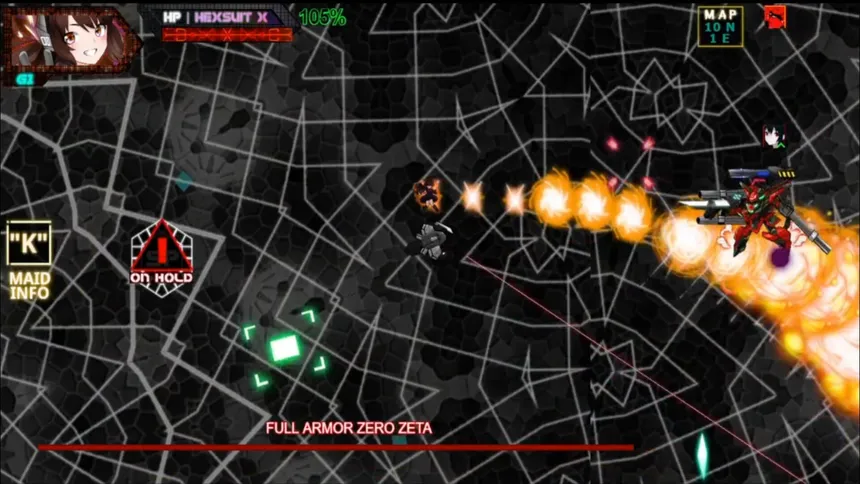 Скриншот 4 к игре Vindictive Drive 2: Maidbot Archive (Prototype)