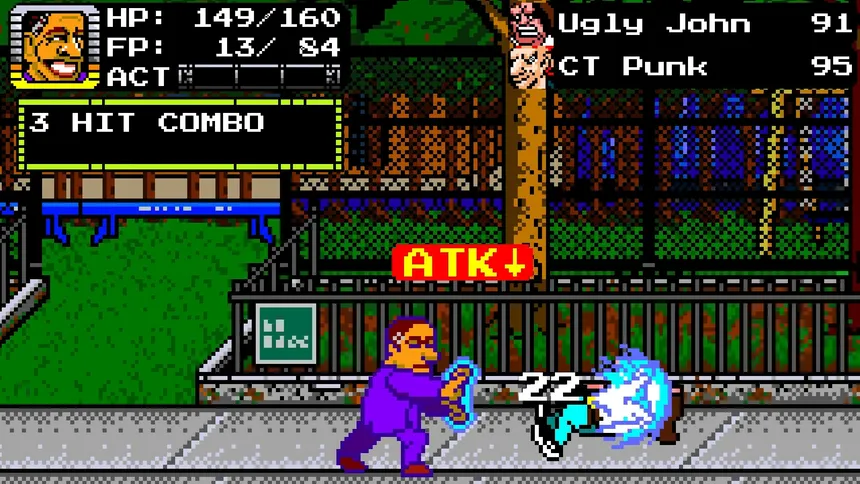 Скриншот 1 к игре Treachery in Beatdown City U.N. Trouble