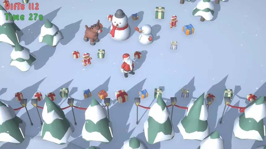 Скриншот 1 к игре Santa's Gift Grab
