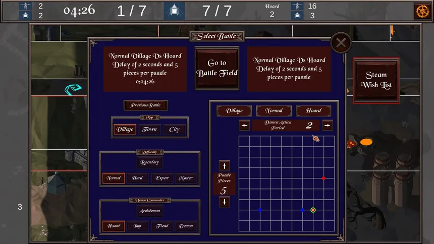Скриншот 3 к игре SwapPics: Knights vs Demons