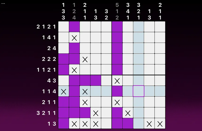 Скриншот 2 к игре Nonogram Nights