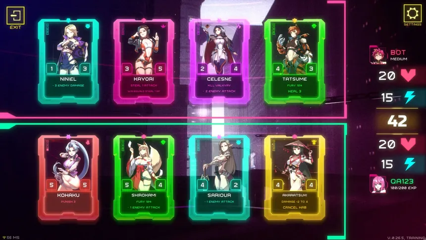 Скриншот 1 к игре Underground Waifus TCG