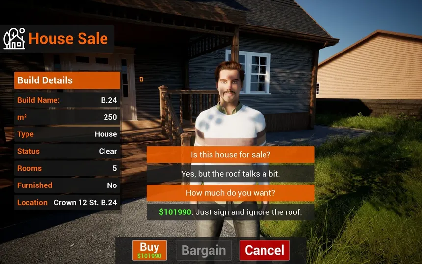 Скриншот 1 к игре Build For Sale Simulator