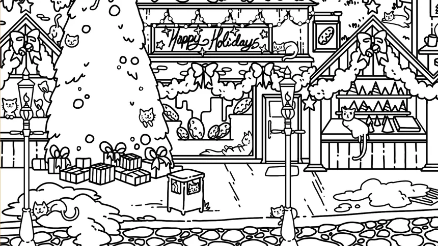 Скриншот 2 к игре Travellin Cats in Jingle Jam