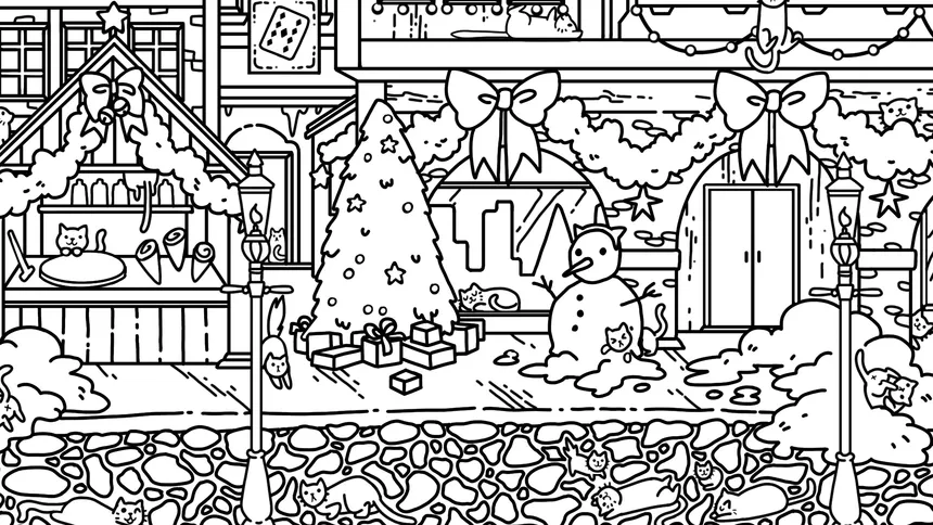 Скриншот 4 к игре Travellin Cats in Jingle Jam