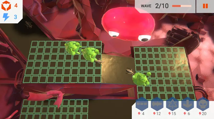 Скриншот 2 к игре Pathogen Purge - Tower Defense