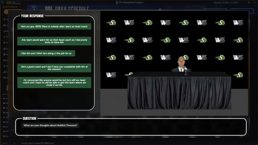 Скриншот 5 к игре Draft Day Sports: Pro Basketball 2024