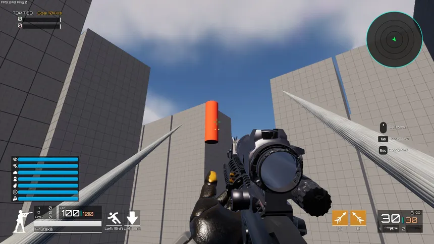 Скриншот 1 к игре Grappling Gunners: Arena FPS