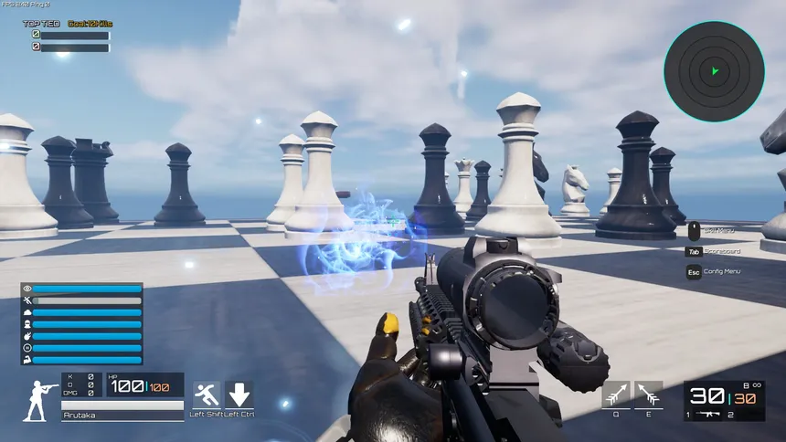 Скриншот 4 к игре Grappling Gunners: Arena FPS