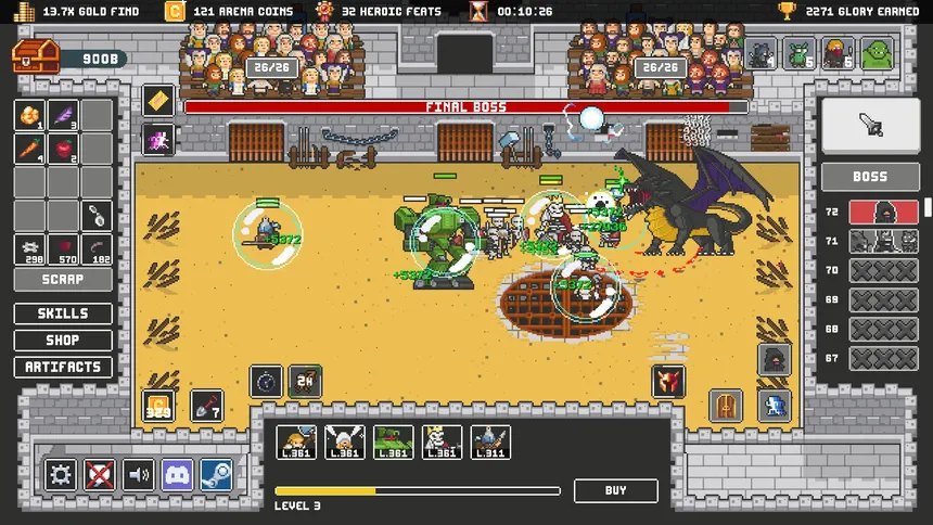 Скриншот 4 к игре Clicker Arena