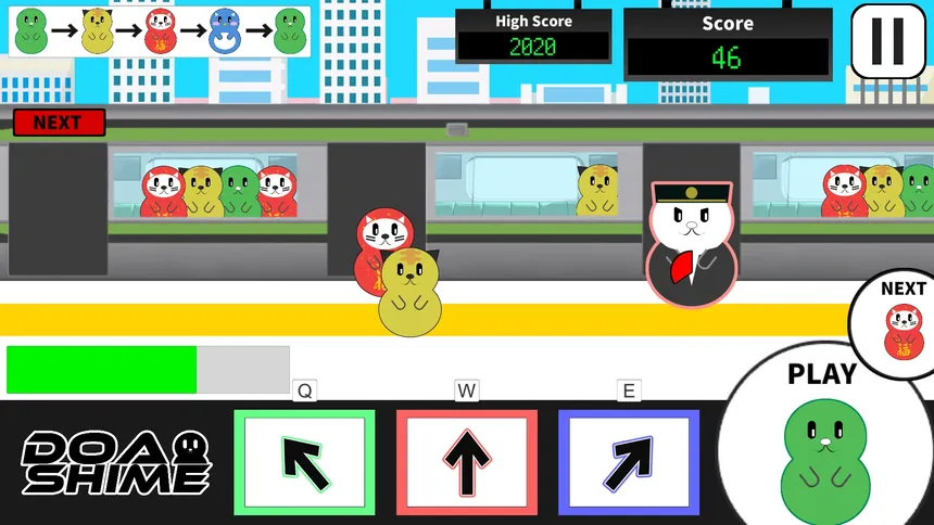 Скриншот 1 к игре DOASHIME-ドアを閉めるぞ-