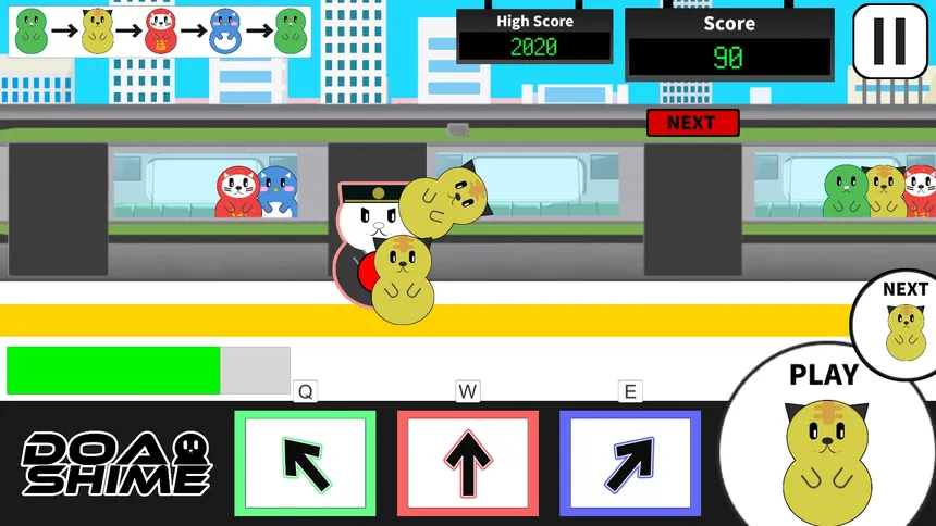 Скриншот 2 к игре DOASHIME-ドアを閉めるぞ-