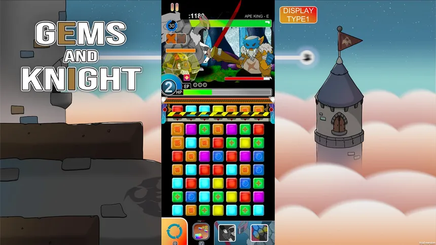 Скриншот 2 к игре Gems And Knight
