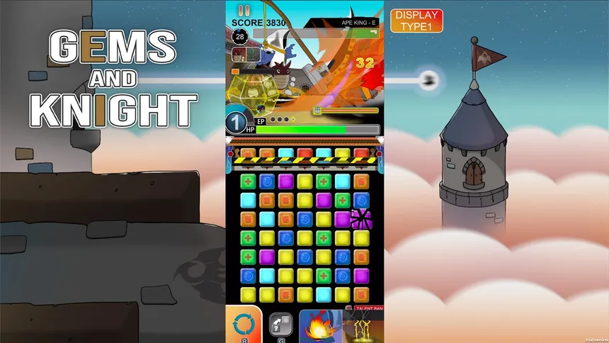 Скриншот 3 к игре Gems And Knight