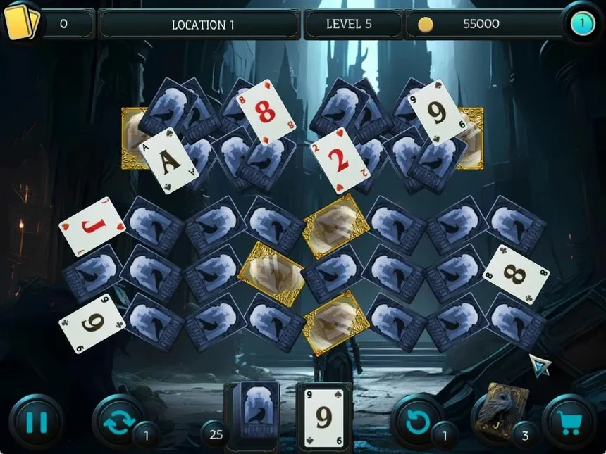 Скриншот 1 к игре Mystery Solitaire. The Black Raven 6
