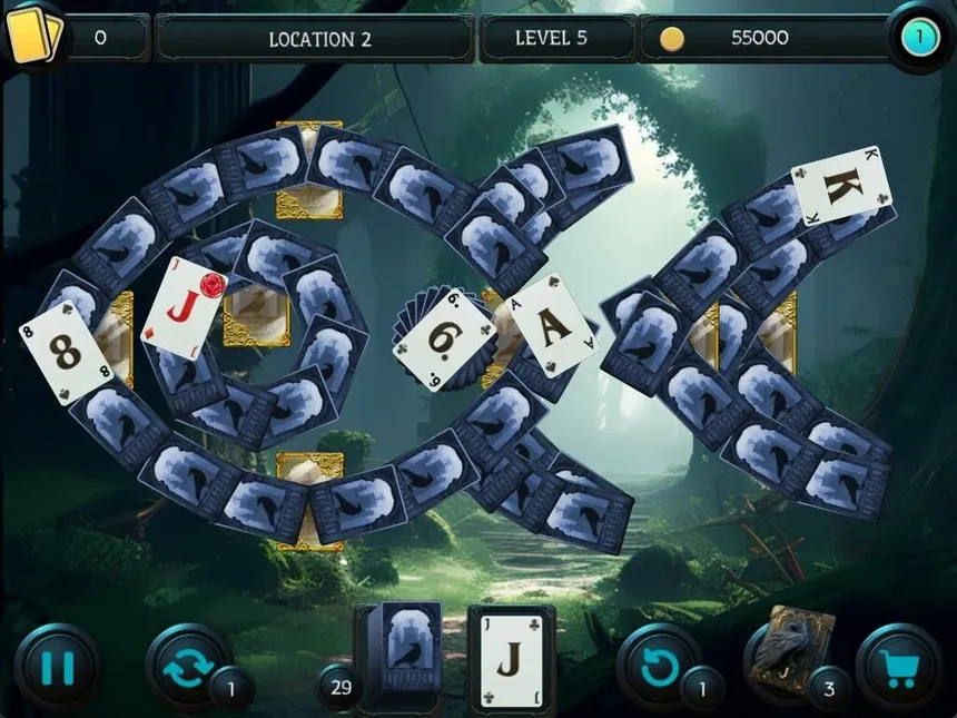 Скриншот 2 к игре Mystery Solitaire. The Black Raven 6